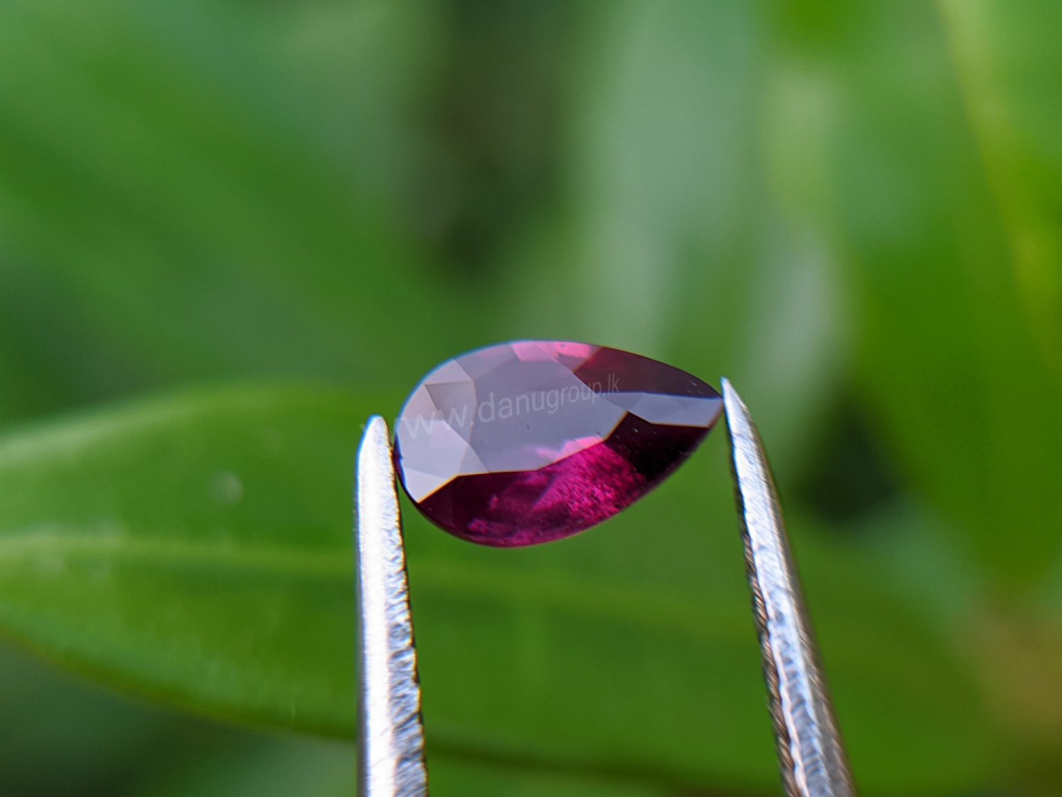 Ruby - Amazing Pear (drop ) shape Natural Ruby From Danu Group Gemstones Collection