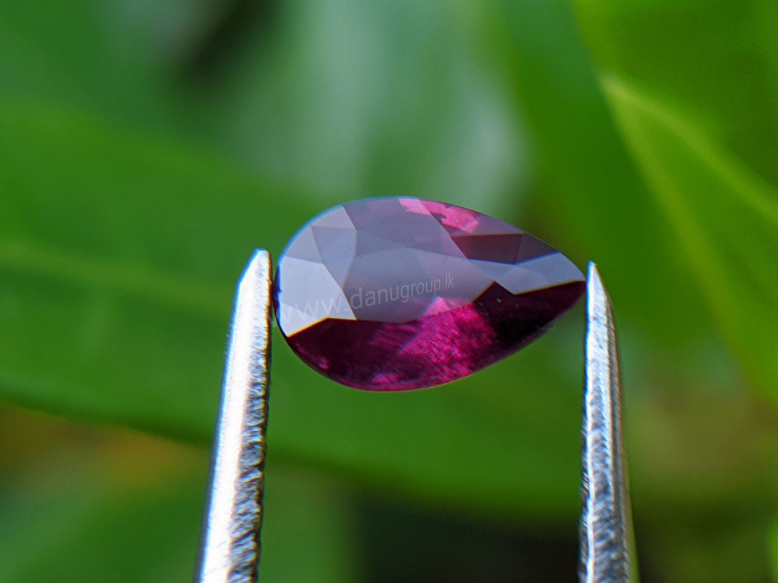 Ruby - Amazing Pear (drop ) shape Natural Ruby From Danu Group Gemstones Collection