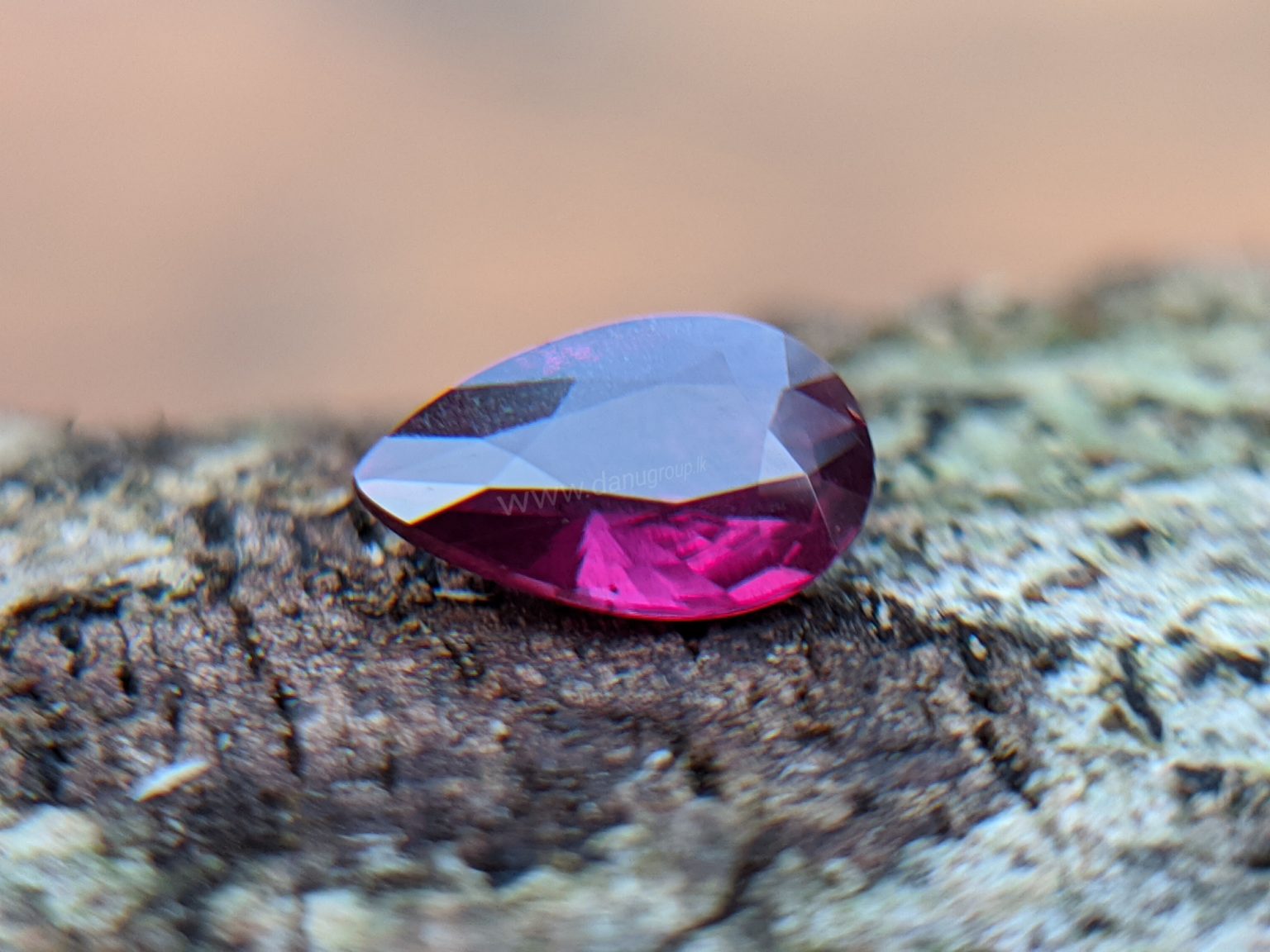 Ruby - Amazing Pear (drop ) shape Natural Ruby From Danu Group Gemstones Collection