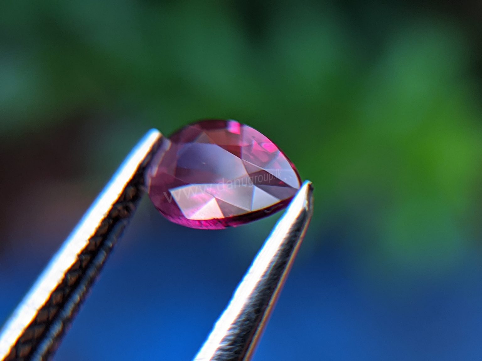 Ruby - Amazing Pear (drop ) shape Natural Ruby From Danu Group Gemstones Collection