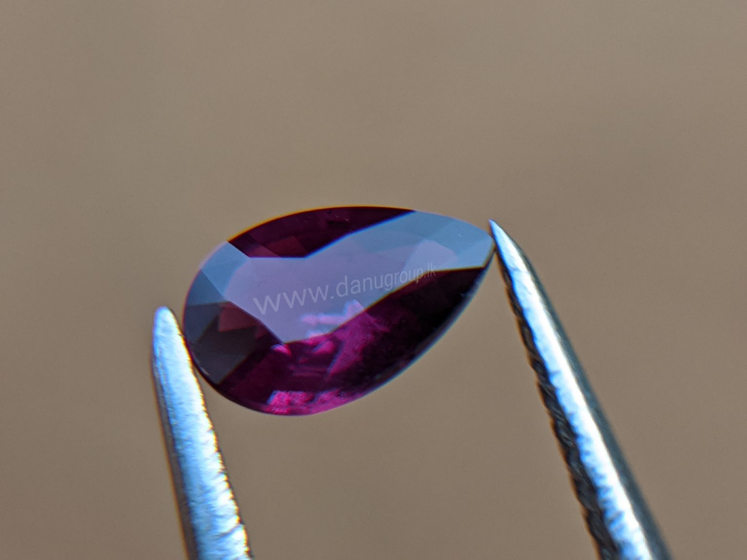 Ruby - Amazing Pear (drop ) shape Natural Ruby From Danu Group Gemstones Collection
