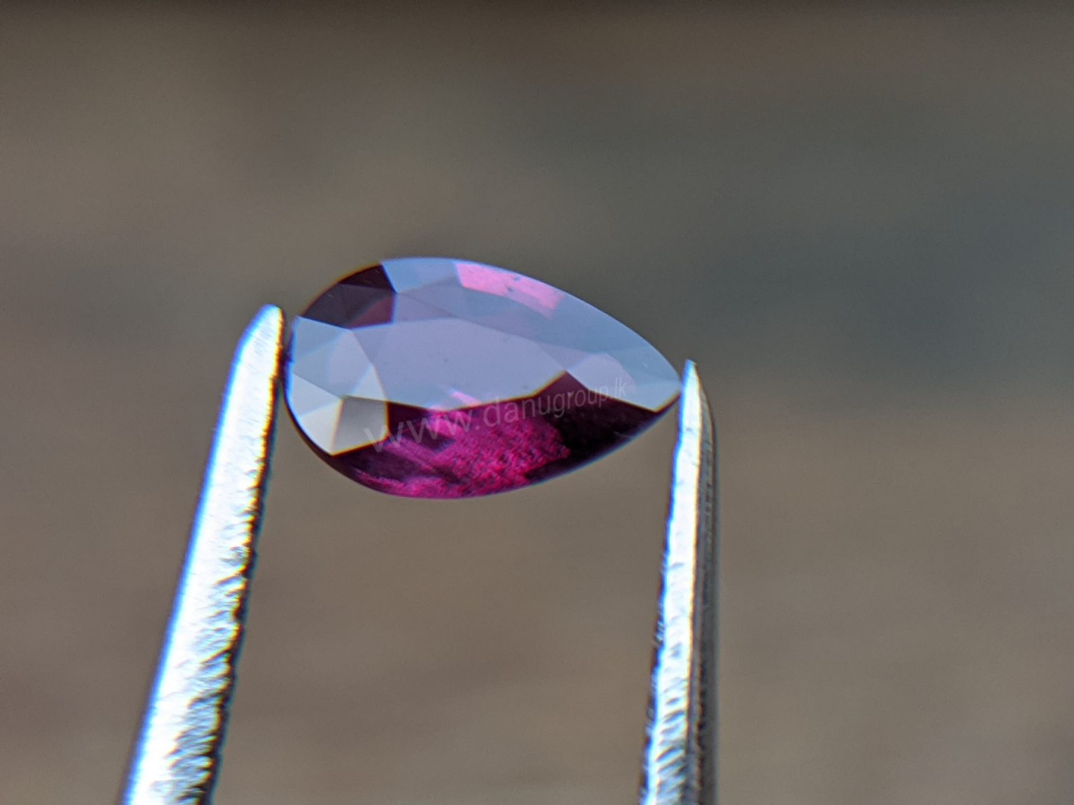Ruby - Amazing Pear (drop ) shape Natural Ruby From Danu Group Gemstones Collection