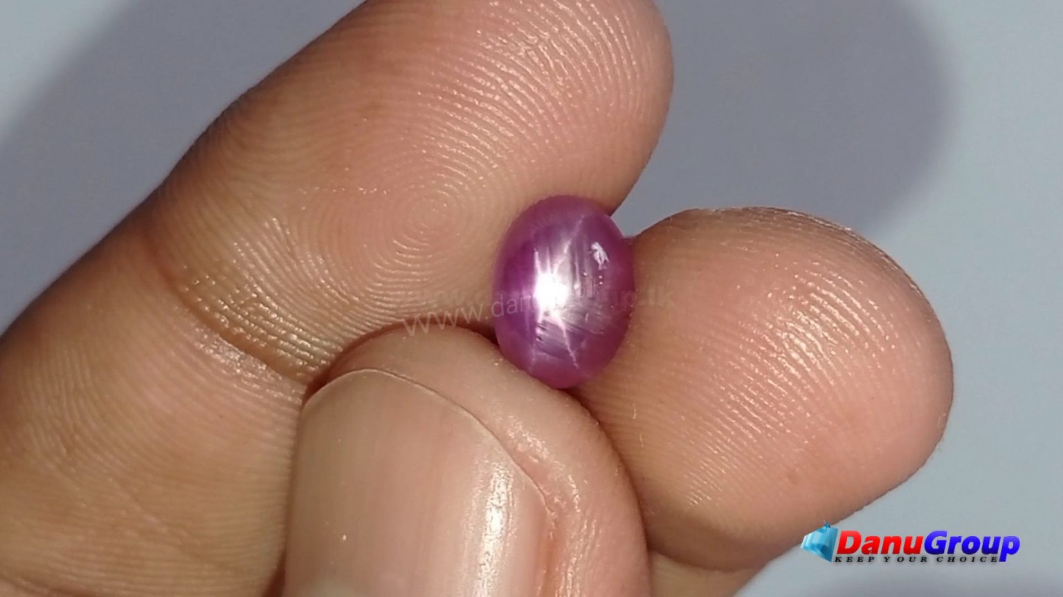 Ceylon Natural Pink Star Sapphire from Danu Group Gemstones Collection