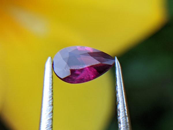 Ruby - Amazing Pear (drop ) shape Natural Ruby From Danu Group Gemstones Collectionvvv