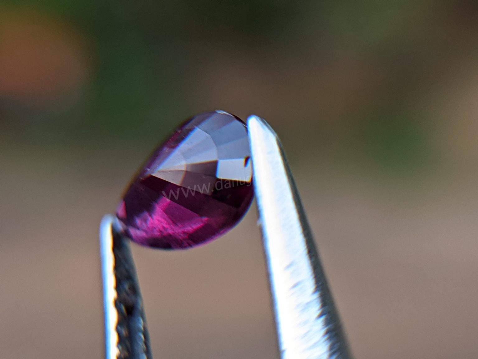 Ruby - Amazing Pear (drop ) shape Natural Ruby From Danu Group Gemstones Collection