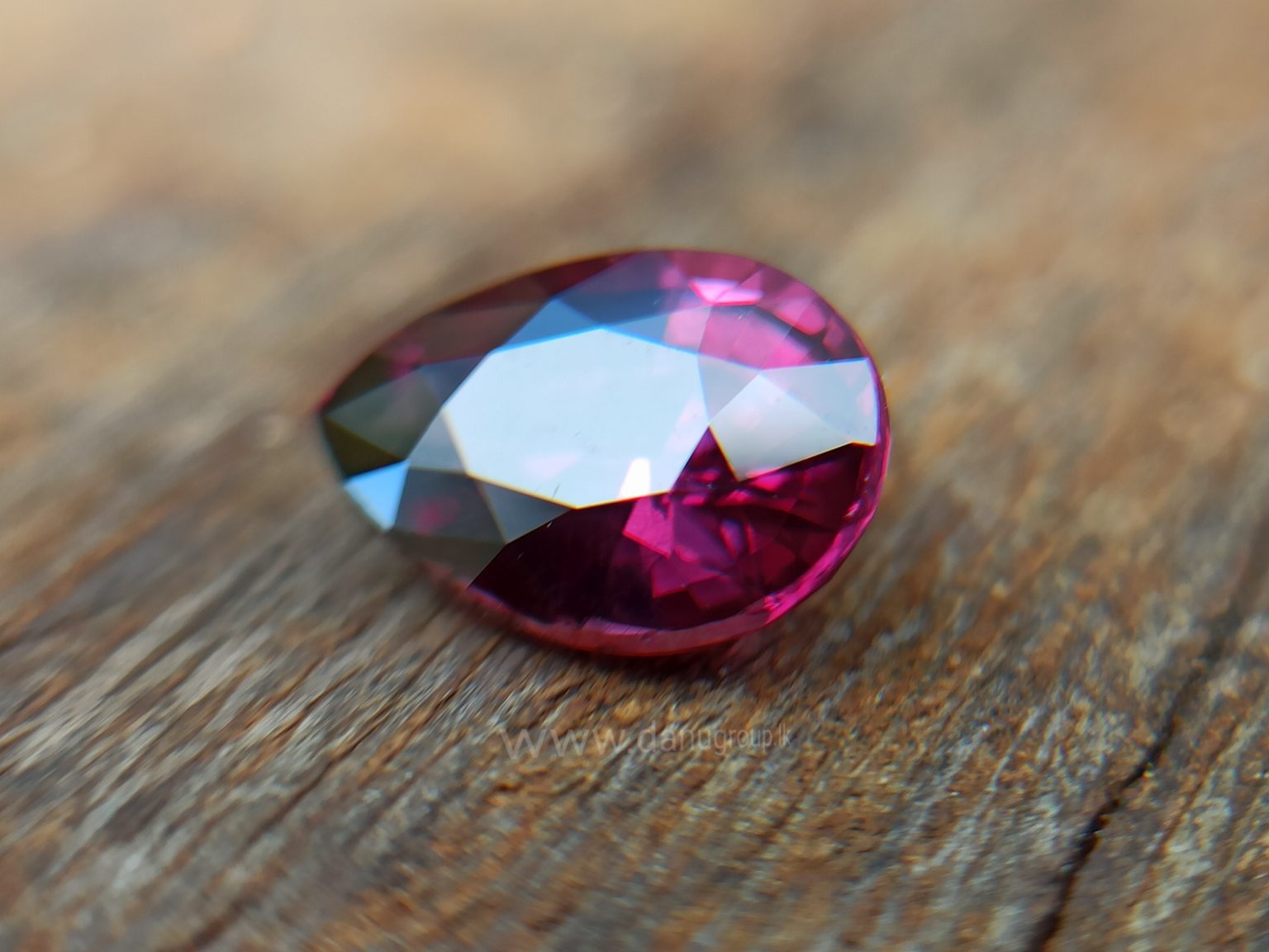 Ceylon Natural Pear Drop shape Brilliance Garnet From Danu Group Gemstones Collection