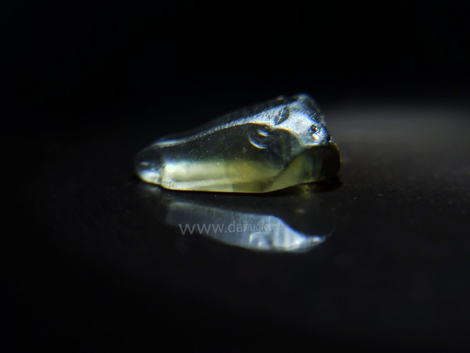 very rare green Sapphire crystal danu group