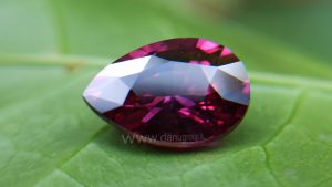 Ceylon Natural Pear Drop shape Brilliance Garnet From Danu Group Gemstones Collection