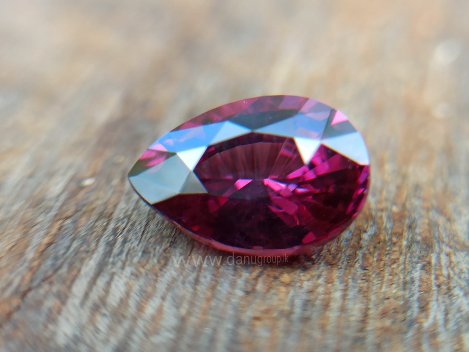 Ceylon Natural Pear Drop shape Brilliance Garnet From Danu Group Gemstones Collection