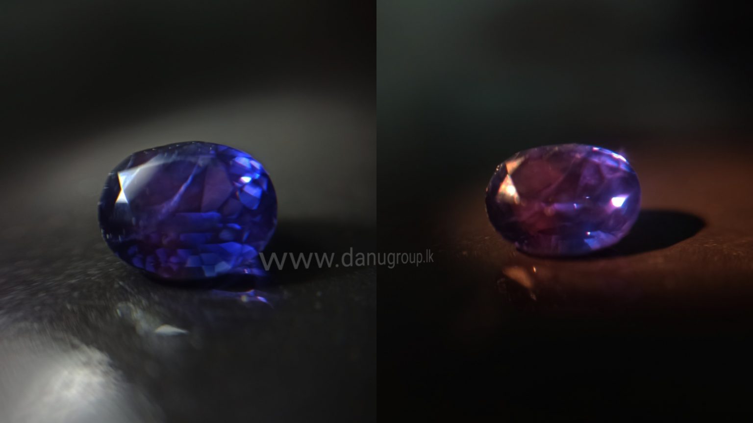 Ceylon Colour Change Sapphire from Danu Group Gemstones Collection Unique gemstones