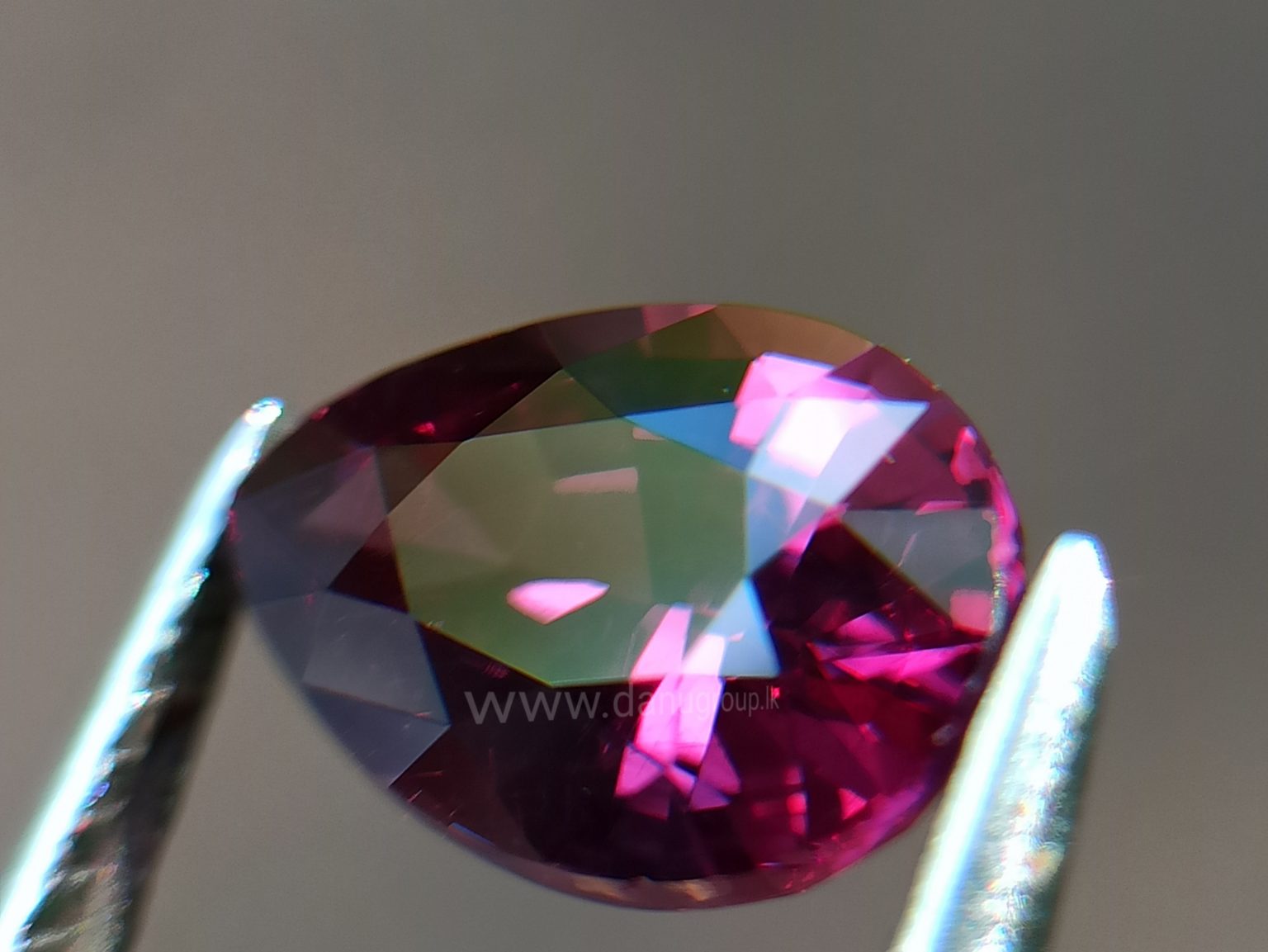 Ceylon Natural Pear Drop shape Brilliance Garnet From Danu Group Gemstones Collection