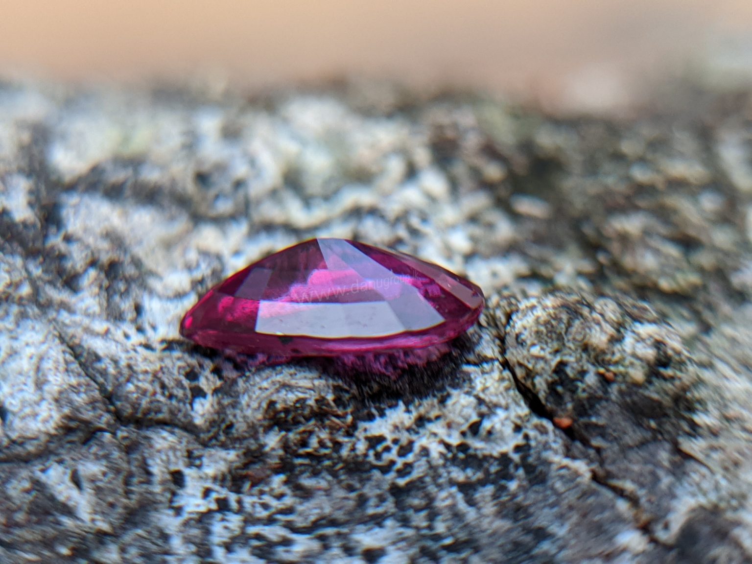 Ruby - Amazing Pear (drop ) shape Natural Ruby From Danu Group Gemstones Collection