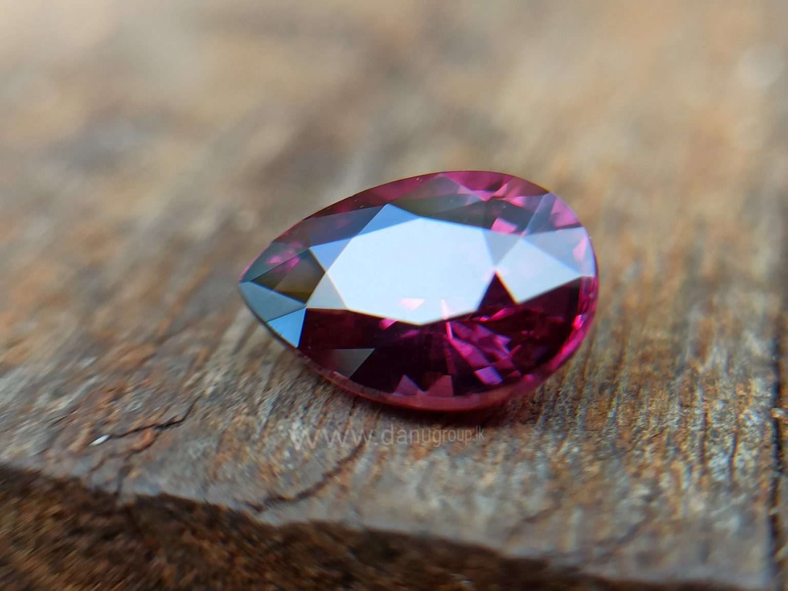 Ceylon Natural Pear Drop shape Brilliance Garnet From Danu Group Gemstones Collection
