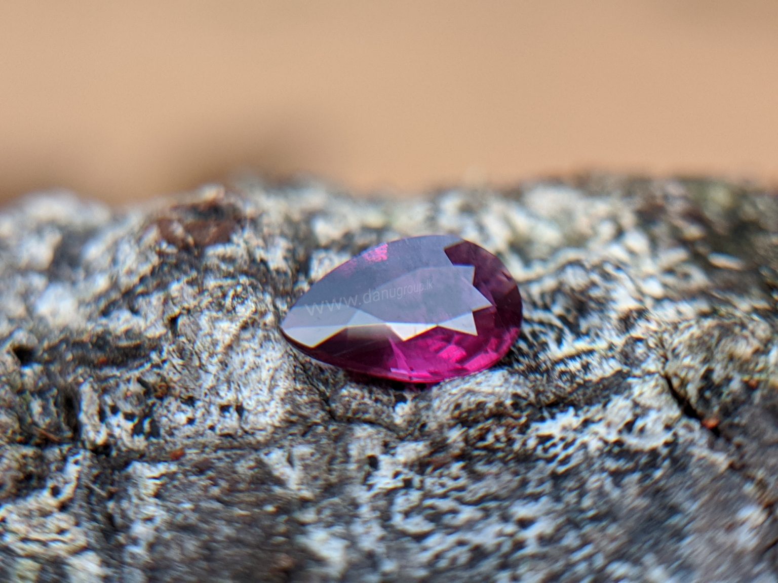 Ruby - Amazing Pear (drop ) shape Natural Ruby From Danu Group Gemstones Collection