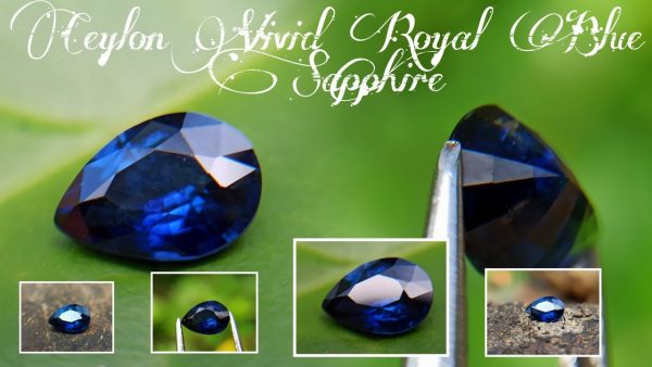 Natural Vivid Royal Blue Sapphire Danu Group Royal Gemstones