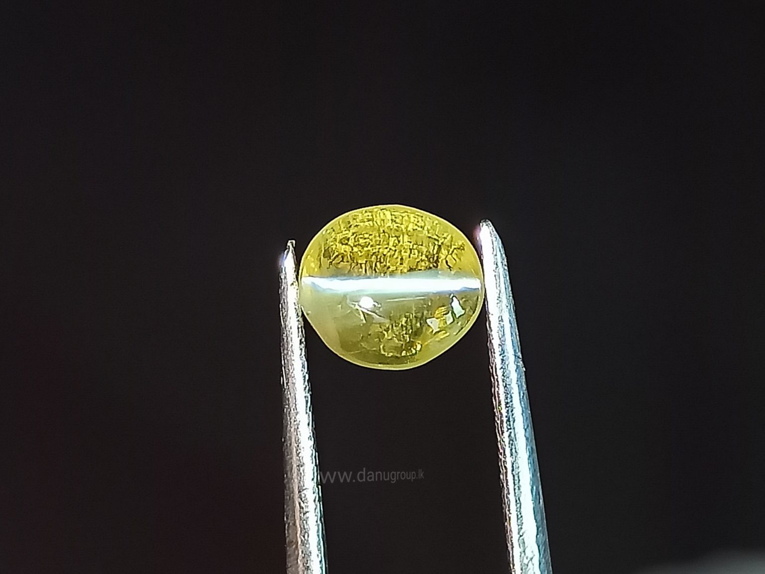 Natural Apple Green Chrysoberyl Cats Eye - Danu Group Gemstones Collection