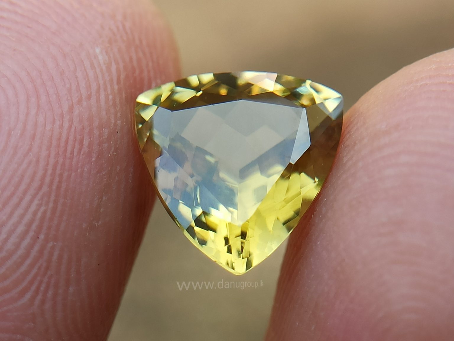 Natural Yellow Tourmaline from Sri Lanka - Danu Group Gemstones Collection