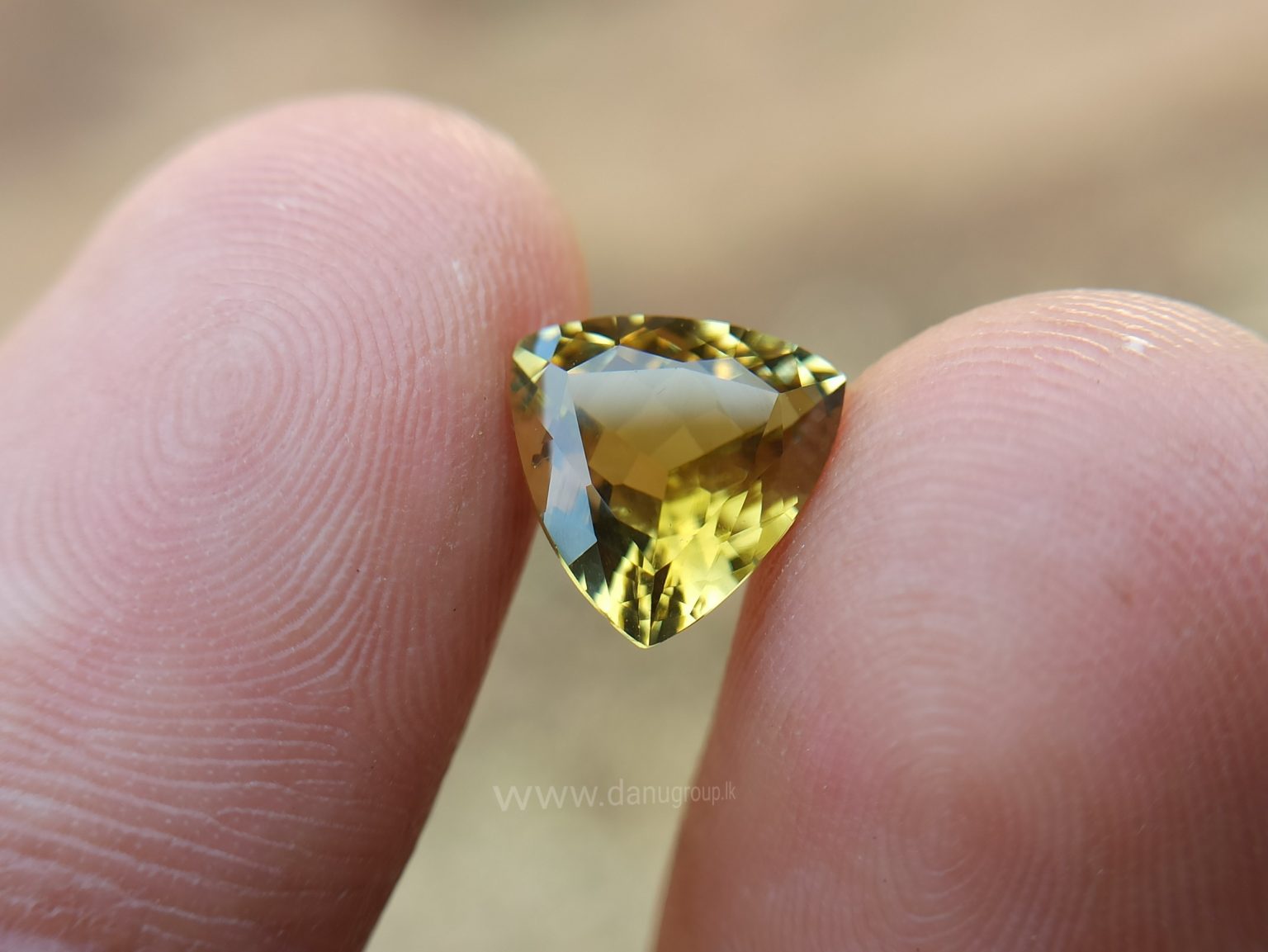 Natural Yellow Tourmaline from Sri Lanka - Danu Group Gemstones Collection