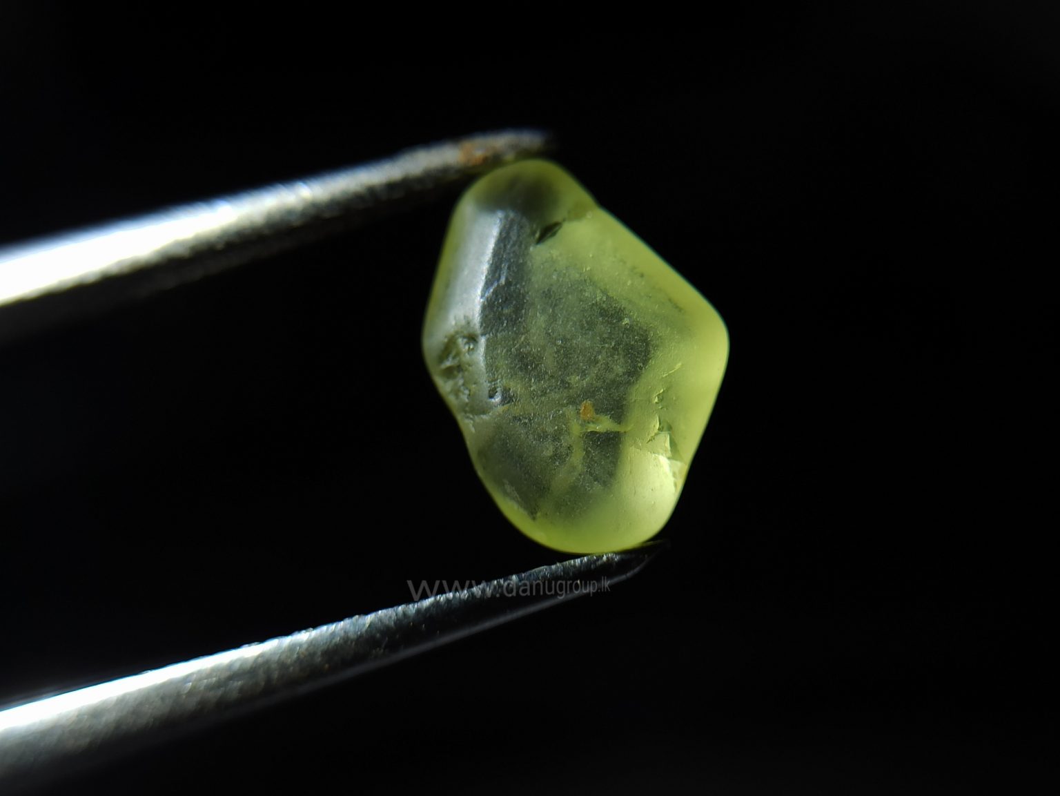 Ceylon Natural Chrysoberyl Alluvial Crystal Couple from Danu Group Gemstones Collection