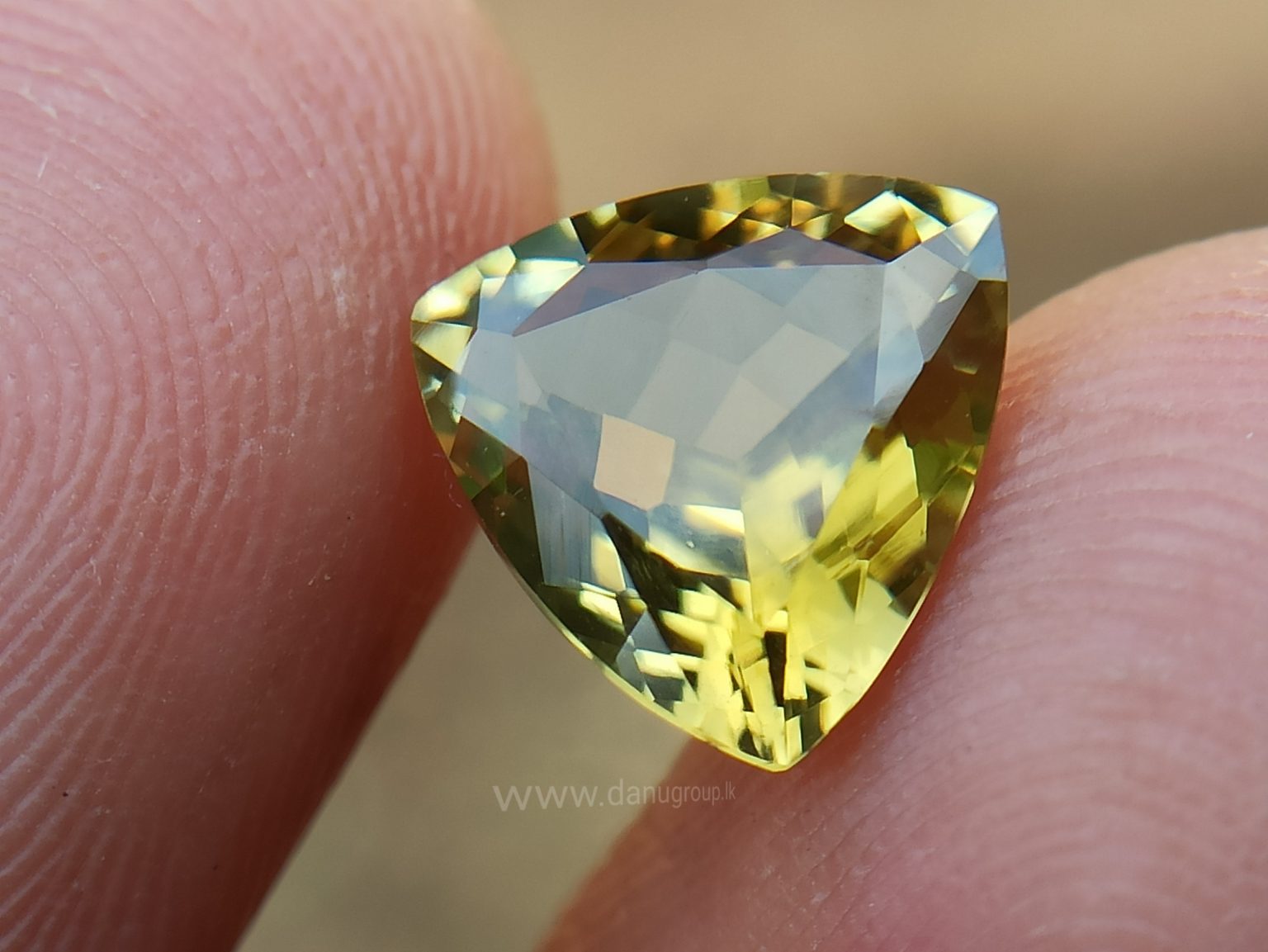 Natural Yellow Tourmaline from Sri Lanka - Danu Group Gemstones Collection