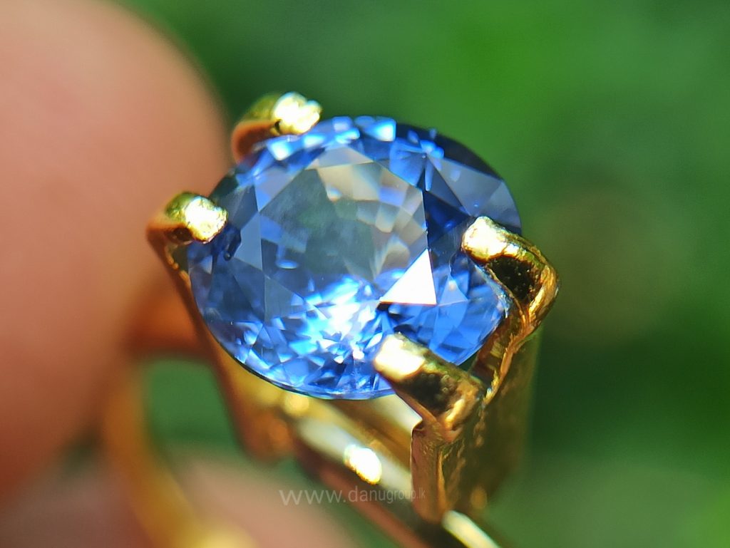 Ceylon Cornflower Blue Sapphire - Danu Group Gemstones