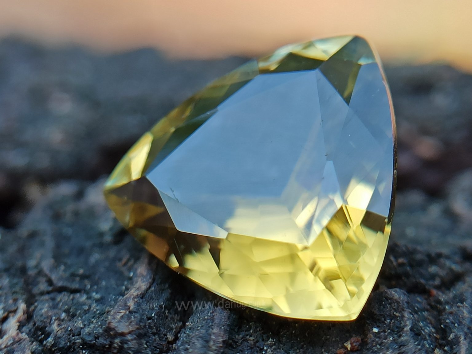 Natural Yellow Tourmaline from Sri Lanka - Danu Group Gemstones Collection