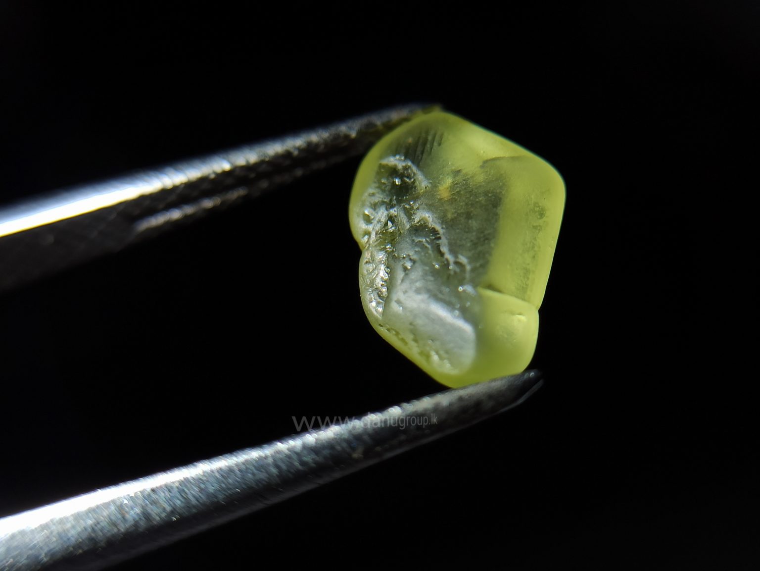 Ceylon Natural Chrysoberyl Alluvial Crystal Couple from Danu Group Gemstones Collection