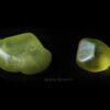 Ceylon Natural Chrysoberyl Alluvial Crystal Couple from Danu Group Gemstones Collection