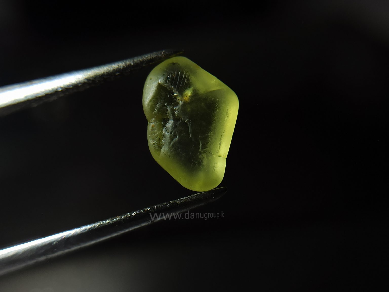 Ceylon Natural Chrysoberyl Alluvial Crystal Couple from Danu Group Gemstones Collection
