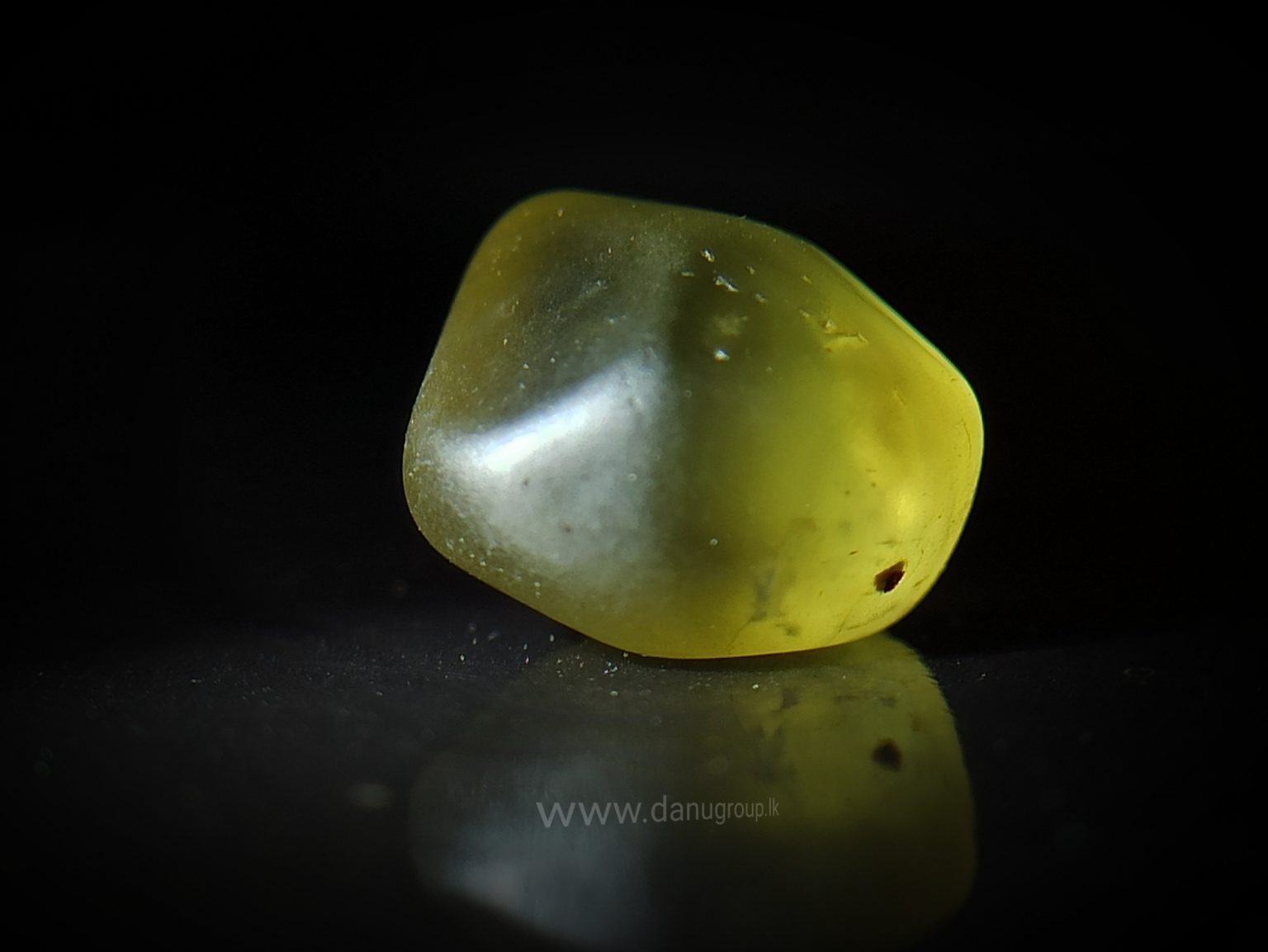 Ceylon Natural Chrysoberyl Alluvial Crystal Couple from Danu Group Gemstones Collection