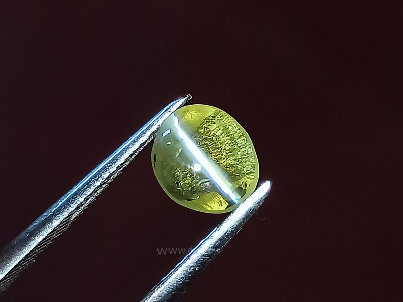 Natural Apple Green Chrysoberyl Cats Eye - Danu Group Gemstones Collection