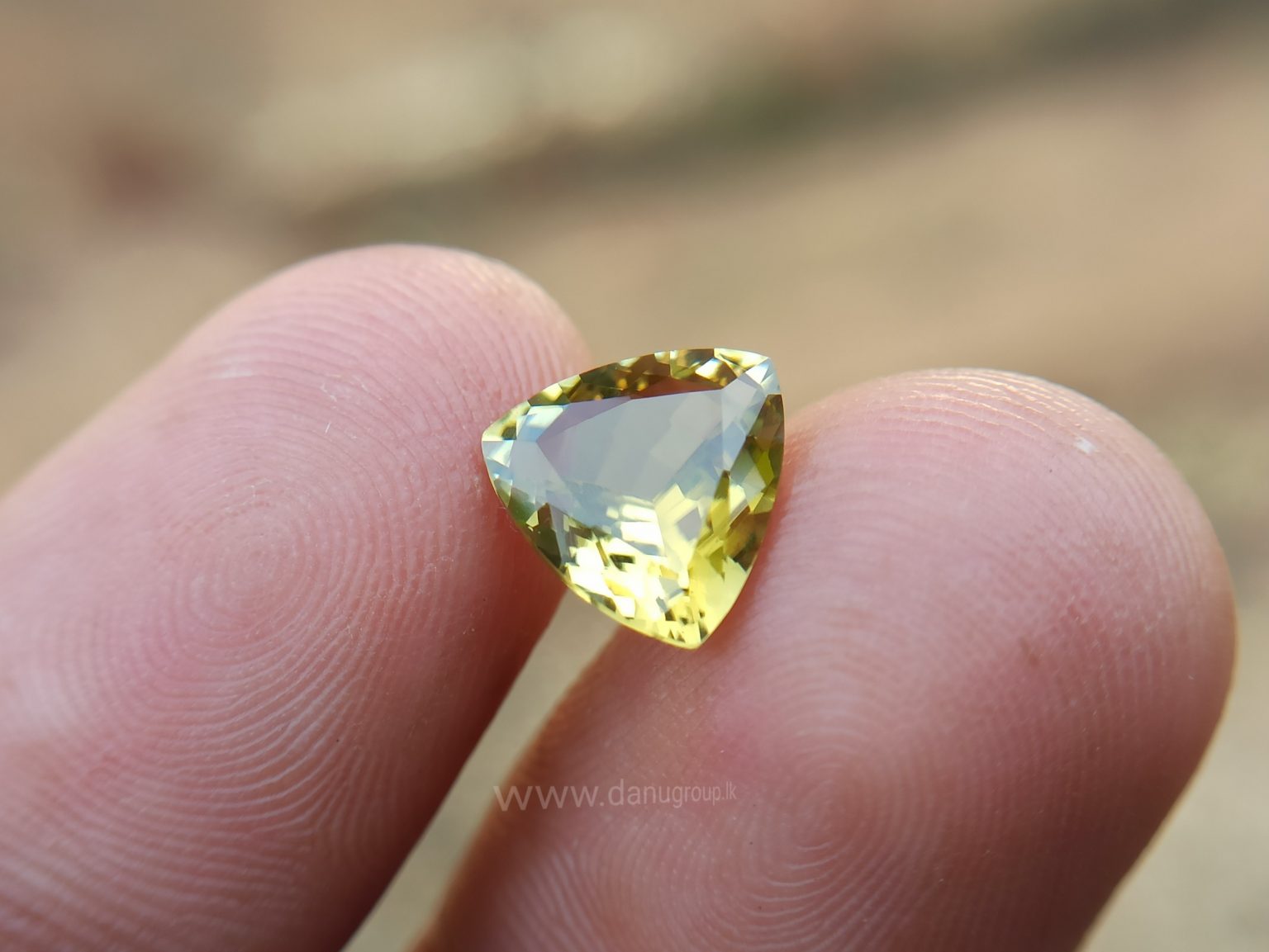 Natural Yellow Tourmaline from Sri Lanka - Danu Group Gemstones Collection