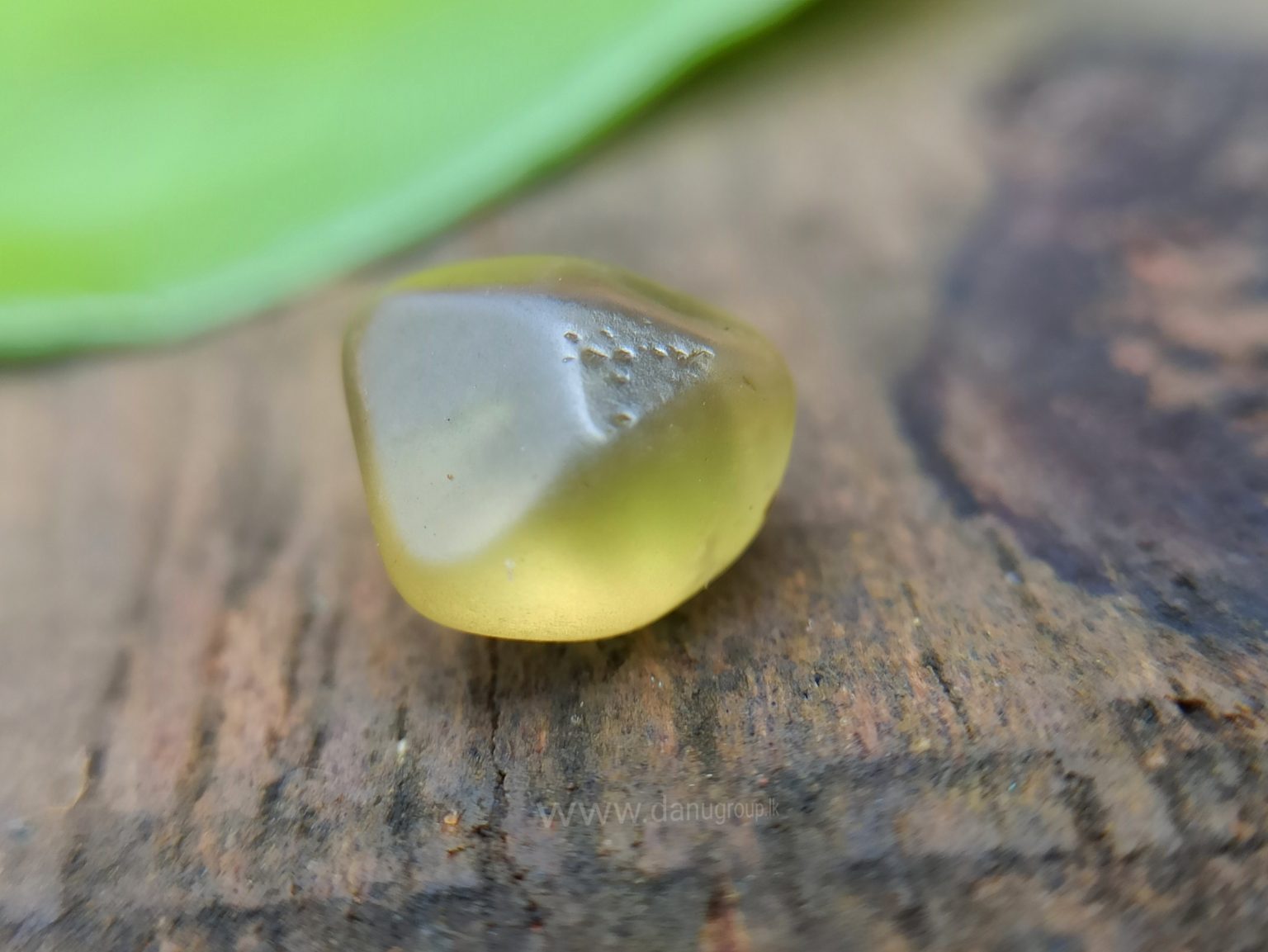 Ceylon Natural Chrysoberyl Alluvial Crystal Couple from Danu Group Gemstones Collection