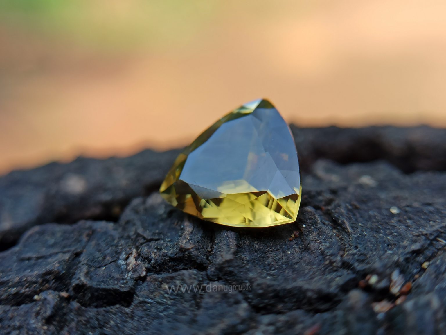 Natural Yellow Tourmaline from Sri Lanka - Danu Group Gemstones Collection