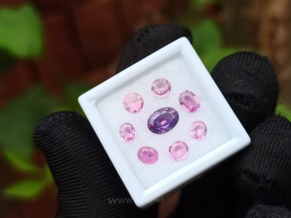 Ceylon Pink Sapphire Gemstones Lot danugroup.lk