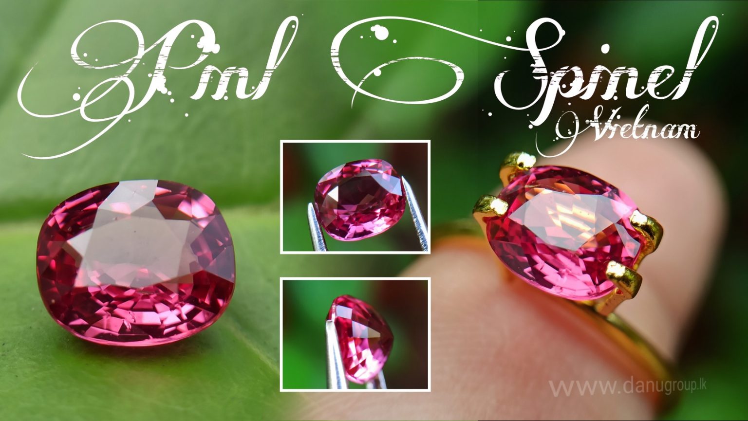 danugroup.lk - Natural Vietnamese Pink Spinel directly from the source Danu Group Gemstones