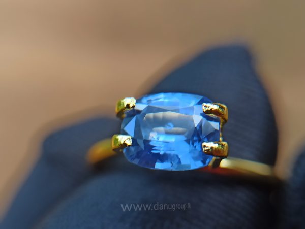 danugroup.lk - ceylon natural cornflower blue sapphire engagement ring stone