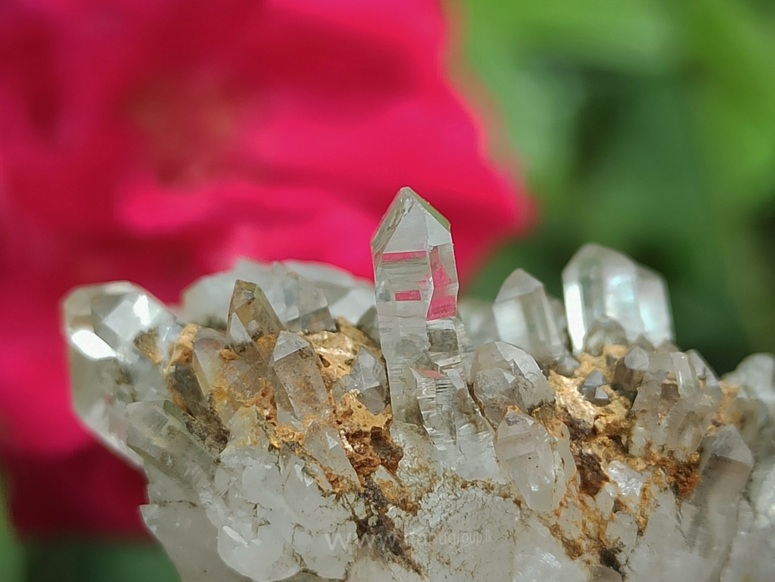 danugroup.lk - ceylon Natural Quartz Cluster fresh from the mining