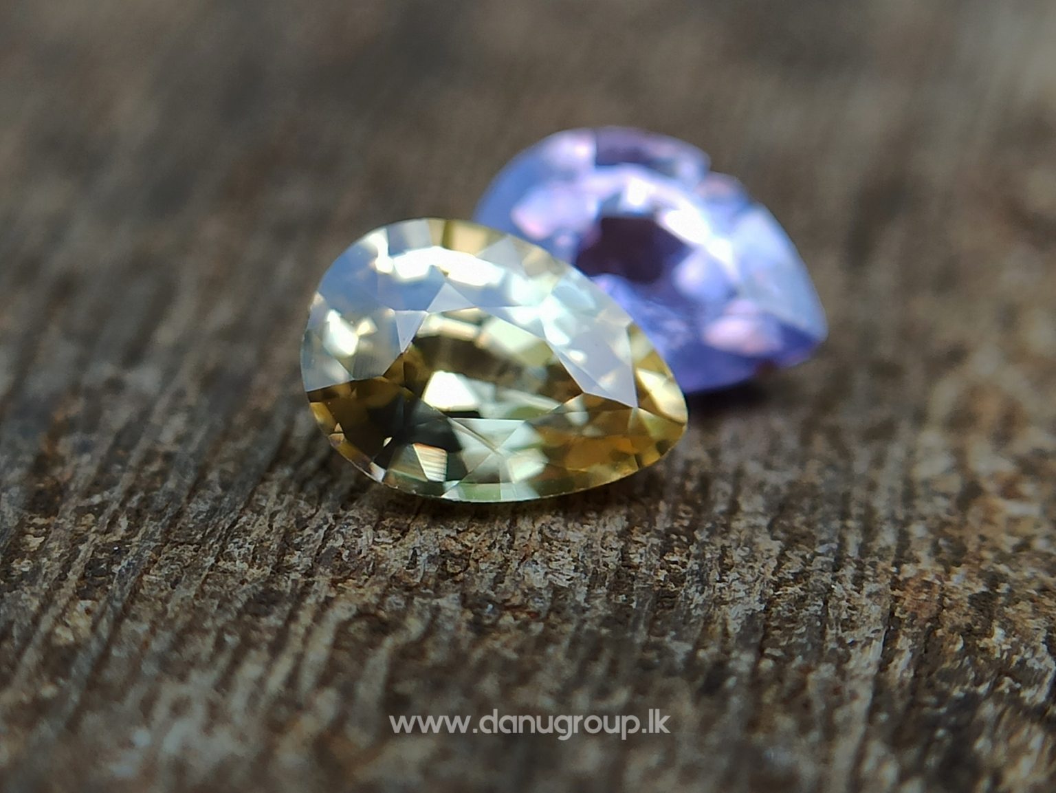 Ceylon Natural Fancy Sapphire Couple - Danu Group Gemstones Collection