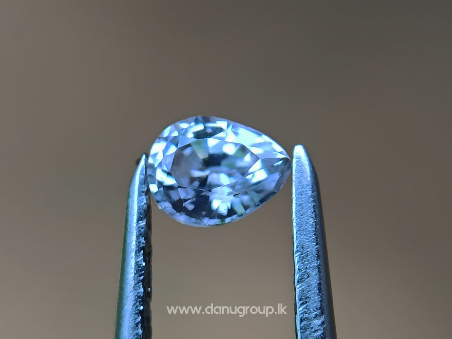 danugroup.lk - ceylon natural white sapphire pear shape pair