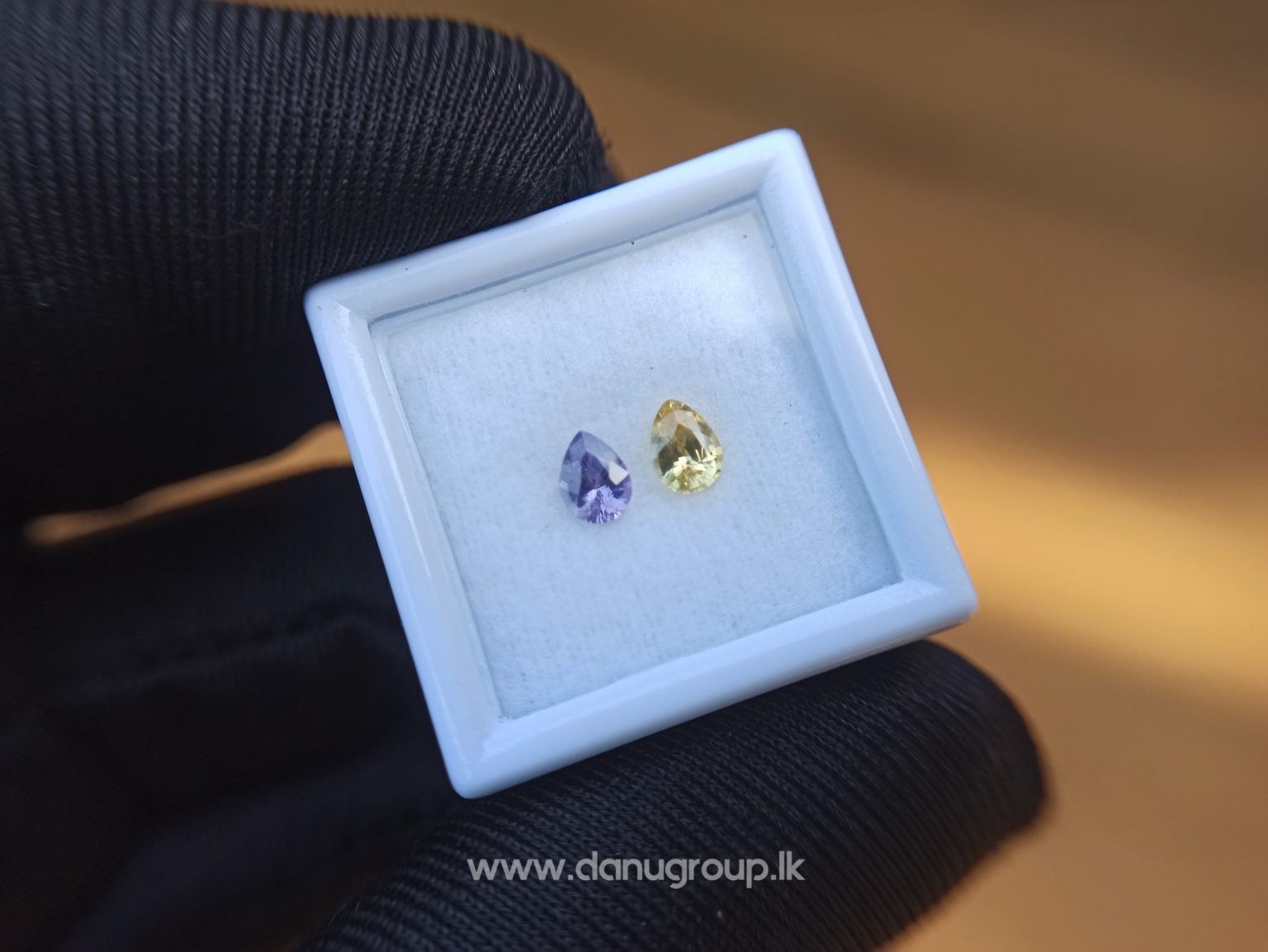 Ceylon Natural Fancy Sapphire Couple - Danu Group Gemstones Collection