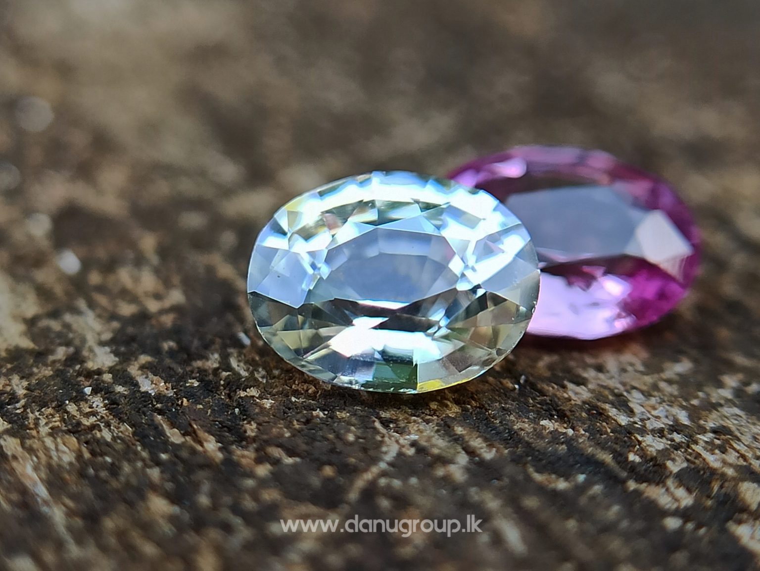 Ceylon Natural Fancy Sapphire Couple - Danu Group Gemstones Collection