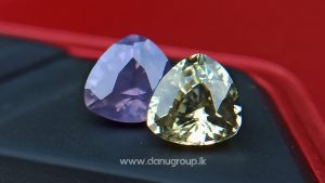 danugroup.lk - natural purple and yellow sapphire from Danu Group Fancy Sapphire couple