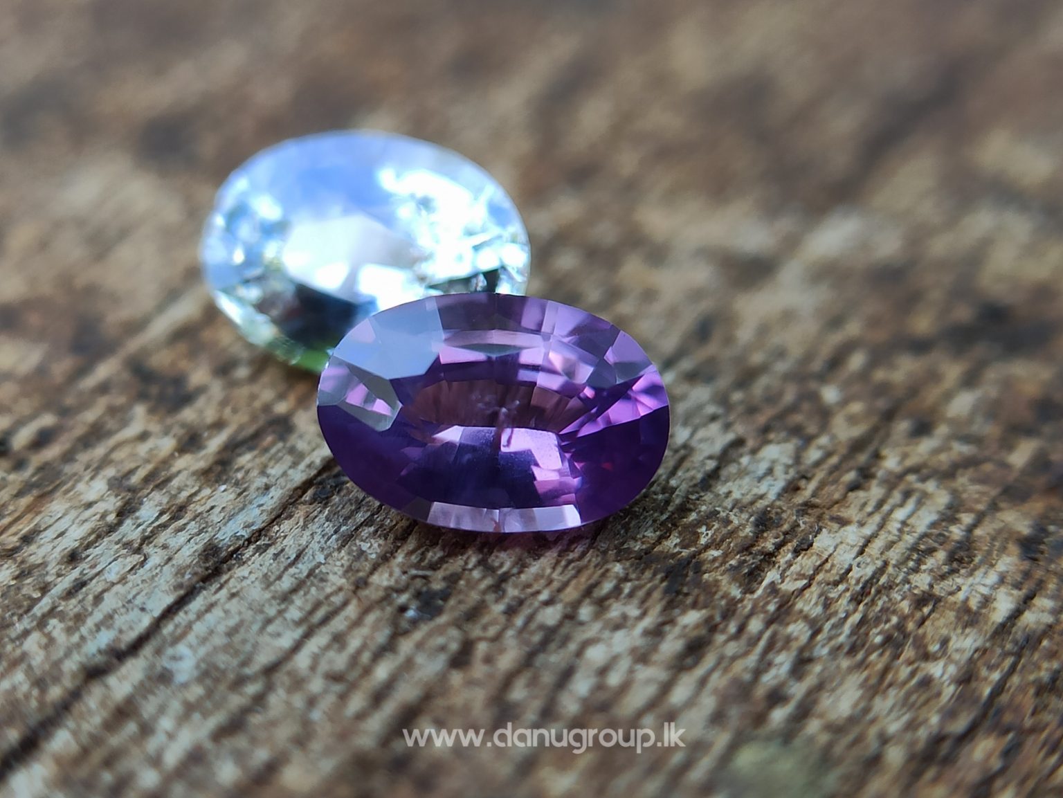 Ceylon Natural Fancy Sapphire Couple - Danu Group Gemstones Collection