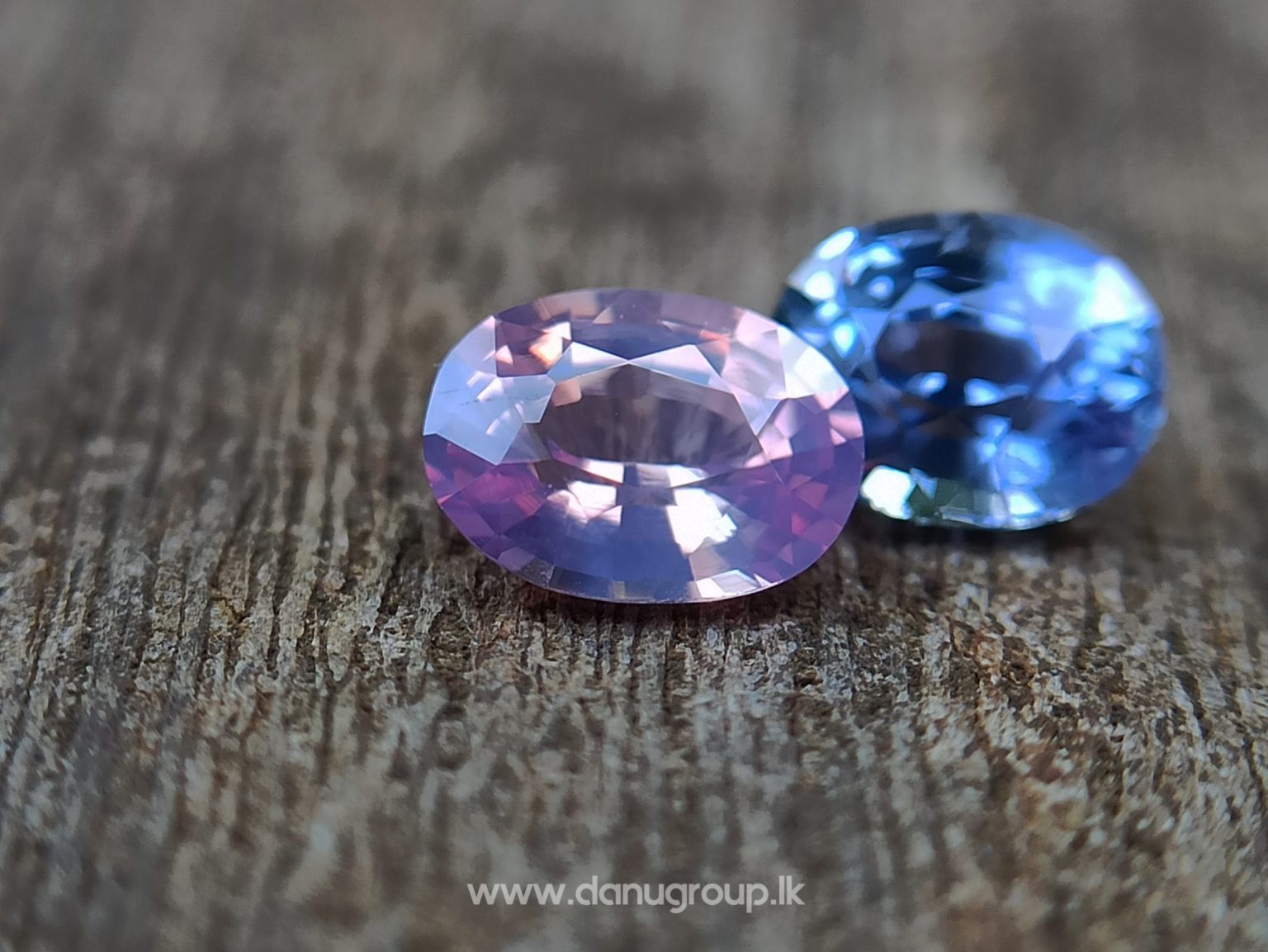 Ceylon Natural Fancy Sapphire Couple - Danu Group Gemstones Collection