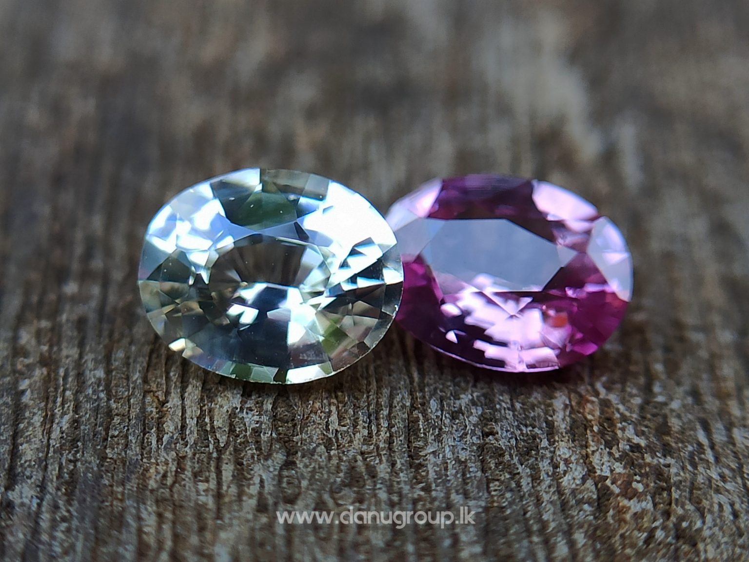 Ceylon Natural Fancy Sapphire Couple - Danu Group Gemstones Collection
