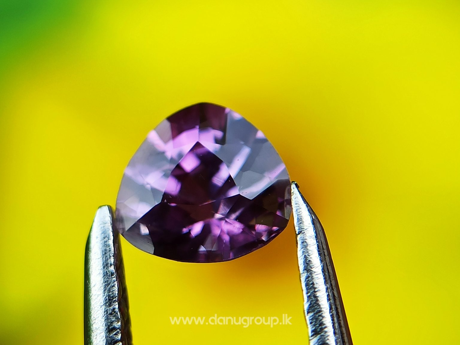 Ceylon Natural Purple sapphire and blue sapphire couple - Natural Fancy Sapphire Couple from Danu Group