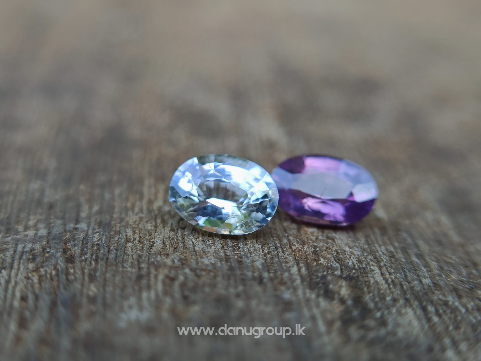 Ceylon Natural Fancy Sapphire Couple - Danu Group Gemstones Collection