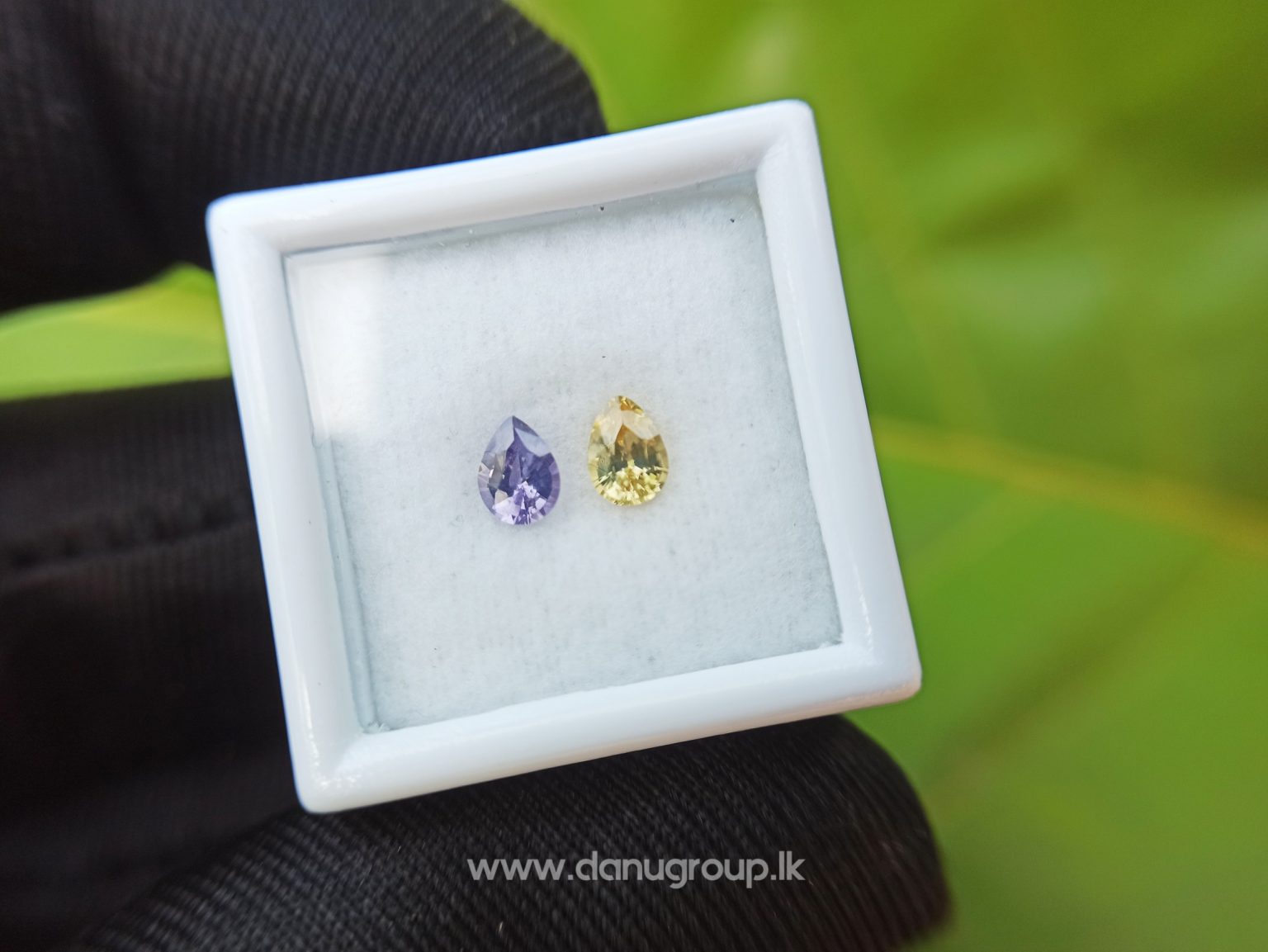 Ceylon Natural Fancy Sapphire Couple - Danu Group Gemstones Collection