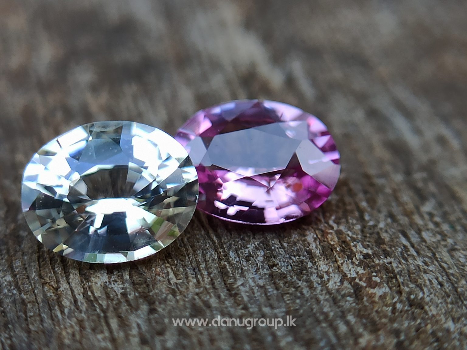 Ceylon Natural Fancy Sapphire Couple - Danu Group Gemstones Collection